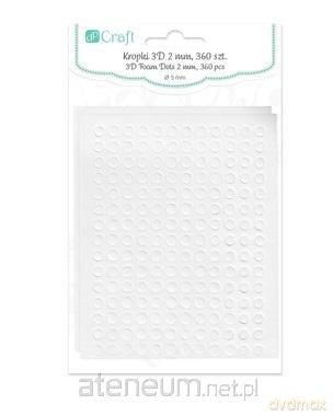 Kropki 3D 5x2mm 360szt