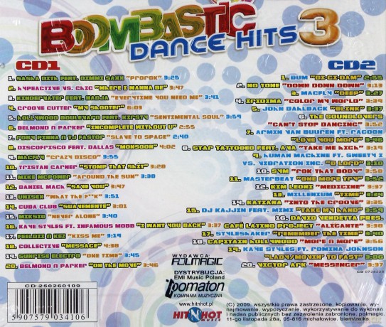 Boombastic Dance Hits 3 [2CD]