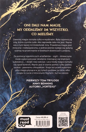 Mroczne sigile (Tom 1) Czego pragnie magia - Anna Benning [KSIĄŻKA]