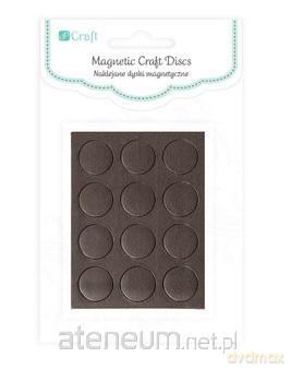 Naklejki dyski magnetyczne 1,27cm 12szt