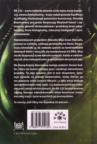 Obcy Zimna kuźnia - Alex White [KSIĄŻKA]