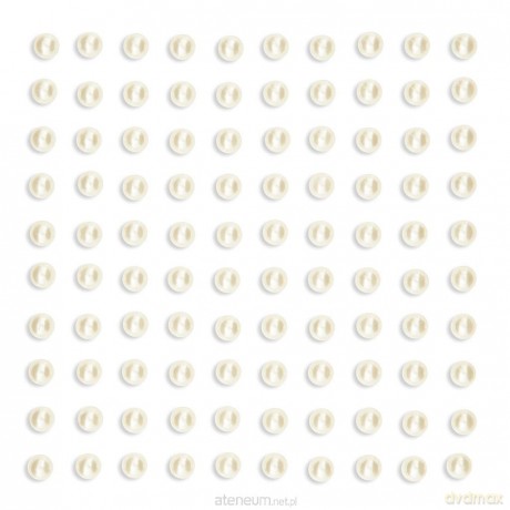 Perły samoprzylepne ivory 5mm 100szt