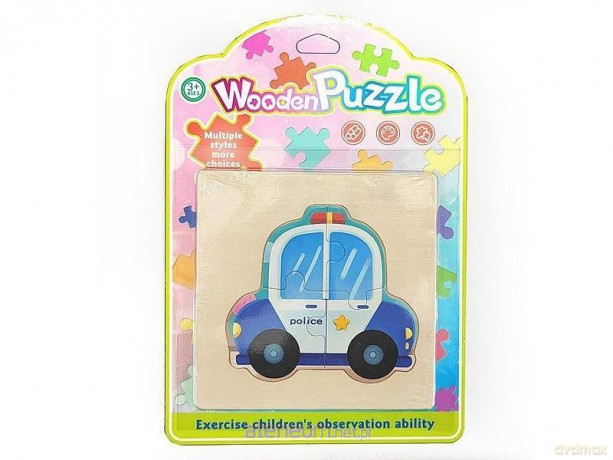 Puzzle drewniane Auto
