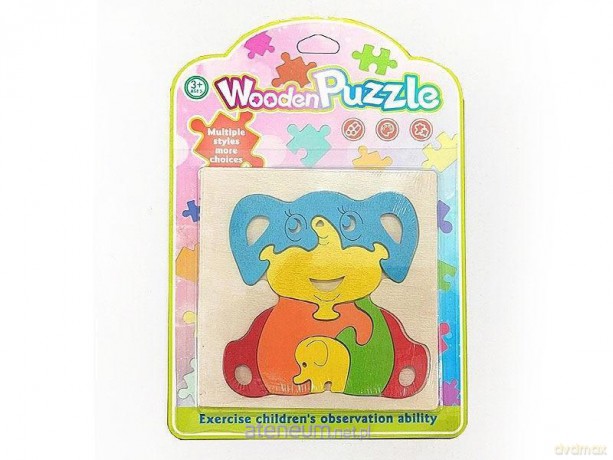 Puzzle drewniane Miś