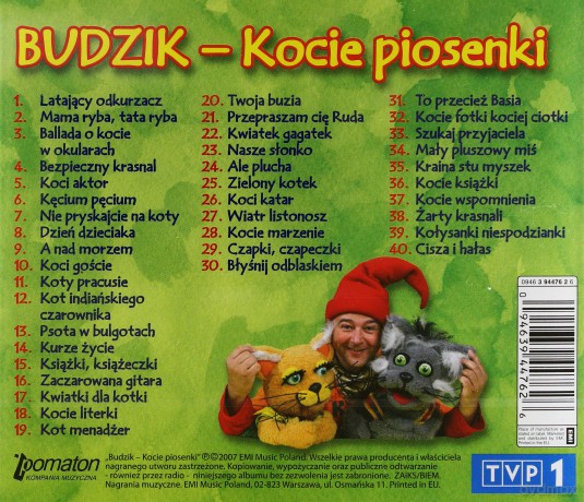 Różni Wykonawcy: Budzik - Kocie Piosenki [CD]