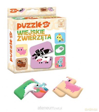 Puzzle Wiejskie Zwierzęta 2+ [PUZZLE]