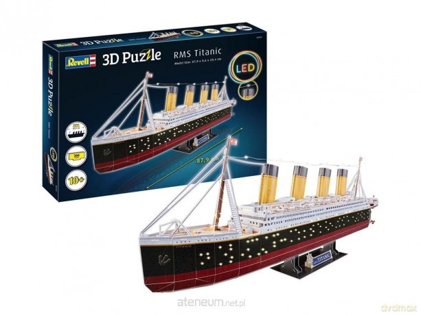 REVELL 3D 266 el. RMS Titanic - LED Edition [PUZZLE]