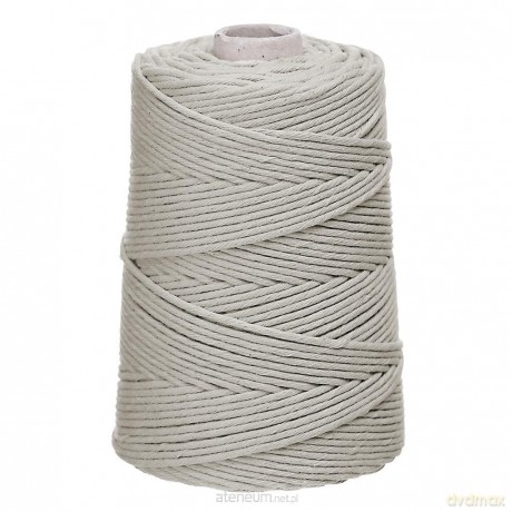 Sznurek bawełniany 3mm 100m naturalny