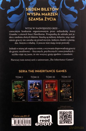 The Grandest Game (Tom 1) Największa gra - Jennifer Lynn Barnes [KSIĄŻKA]