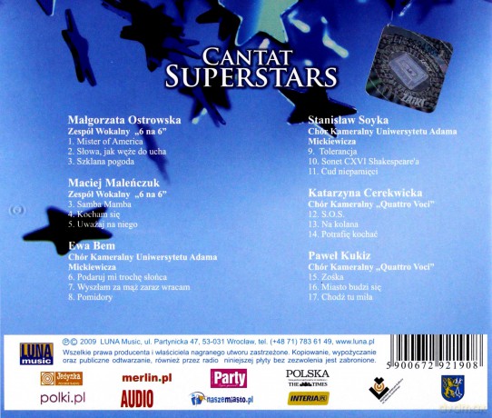 Cantat Superstars [CD]