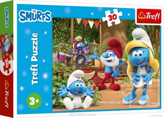 TREFL 30 el. Smerfetka i Smerfy [PUZZLE]