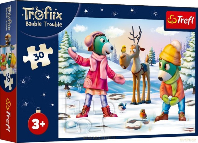 TREFL 30 el. Świąteczny czas Trefilków [PUZZLE]