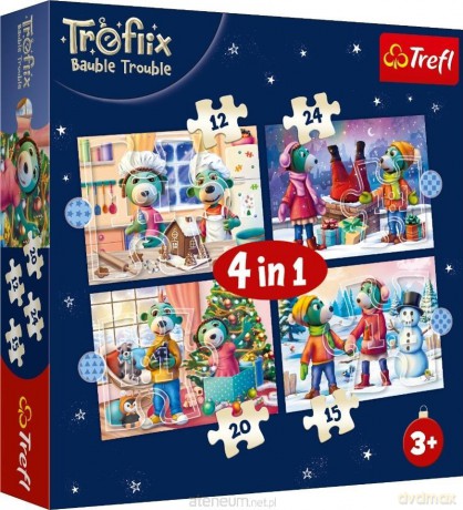 TREFL 4w1 U Treflików pada śnieg [PUZZLE]