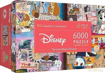 TREFL 6000 el. Disney Magical Book of Fairytales [PUZZLE]