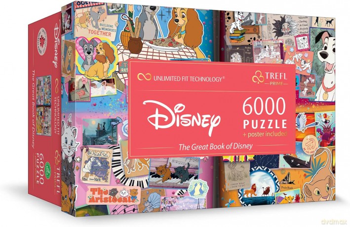 TREFL 6000 el. Disney Magical Book of Fairytales [PUZZLE]