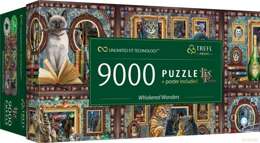 TREFL 9000 el. Whiskered Wonders Lisa Parker [PUZZLE]