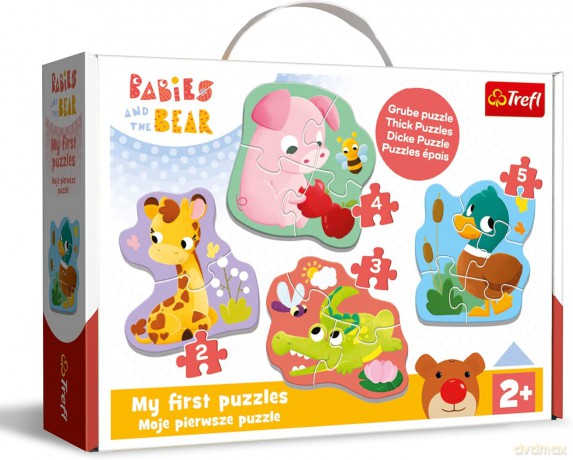 TREFL Baby Classic - Bobaskowe zwierzątka [PUZZLE]