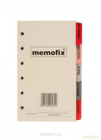 Wkłady Memofix 2025 A6 K komplet [KALENDARZ]