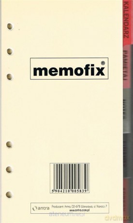 Wkłady Memofix 2025 B6 ST komplet [KALENDARZ]