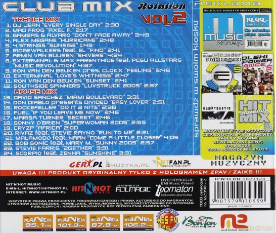 Club Mix Rotation vol. 2 [CD]