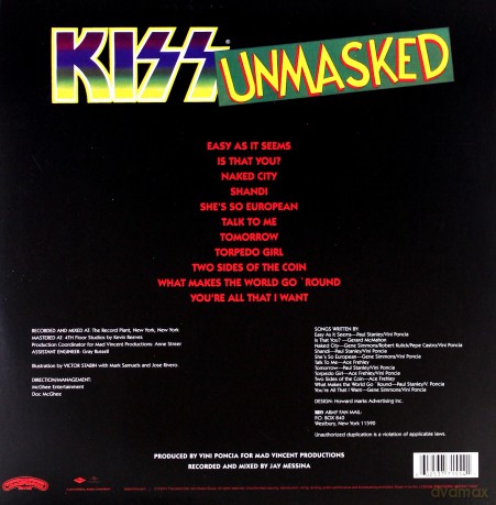 Kiss: Unmasked Ltd. [WINYL]