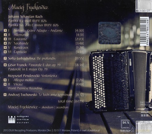 Maciej Frackiewicz: Jan Sebastian Bach [CD]