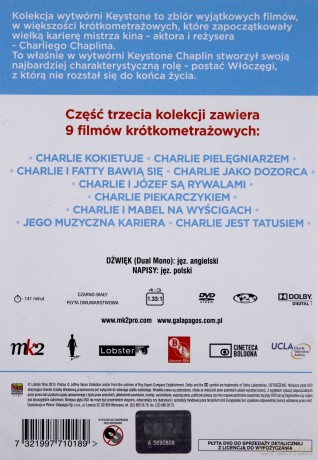 Chaplin. Kolekcja wytwórni Keystone 3 (Charlie Chaplin) [DVD]