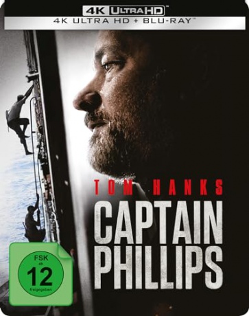 Captain Phillips (Kapitan Phillips) (steelbook) [Blu-Ray 4K]+[Blu-Ray]