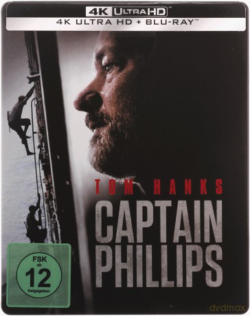 Captain Phillips (Kapitan Phillips) (steelbook) [Blu-Ray 4K]+[Blu-Ray]