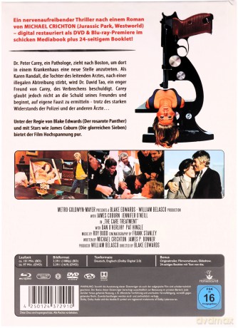 The Carey Treatment (Terapia Careya) (mediabook) [Blu-Ray]+[DVD]