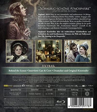 Mary Shelley [Blu-Ray]