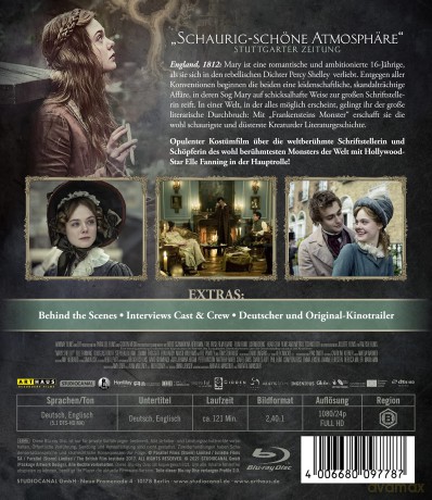 Mary Shelley [Blu-Ray]