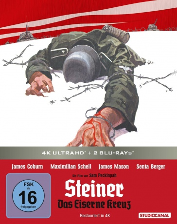 Cross of Iron (Żelazny krzyż) (steelbook) [Blu-Ray 4K]+[Blu-Ray]