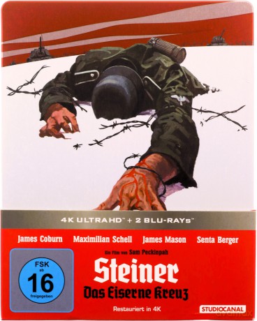 Cross of Iron (Żelazny krzyż) (steelbook) [Blu-Ray 4K]+[Blu-Ray]