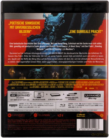 The Green Knight (Zielony Rycerz. Green Knight) [Blu-Ray 4K]+[Blu-Ray]