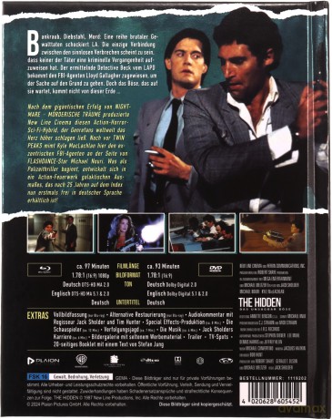 The Hidden (Ukryty) (mediabook) [Blu-Ray]+[DVD]
