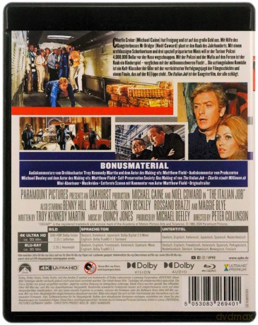 The Italian Job (Włoska robota) [Blu-Ray 4K]+[Blu-Ray]