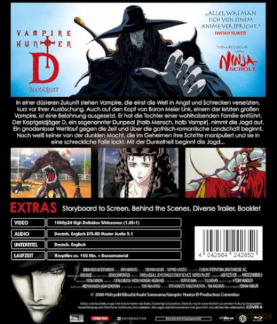 Vampire Hunter D: Bloodlust (Vampire Hunter D: Żądza krwi) [Blu-Ray]