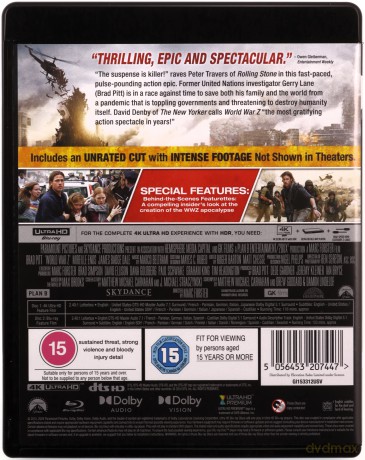 World War Z [Blu-Ray 4K]+[Blu-Ray]