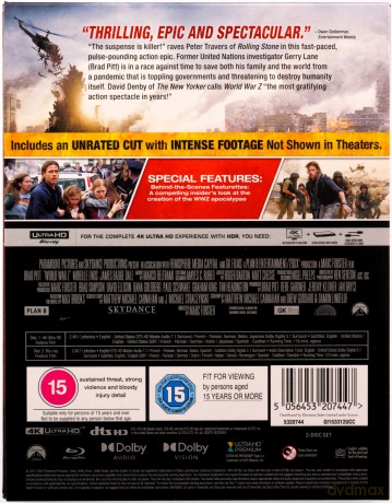 World War Z [Blu-Ray 4K]+[Blu-Ray]