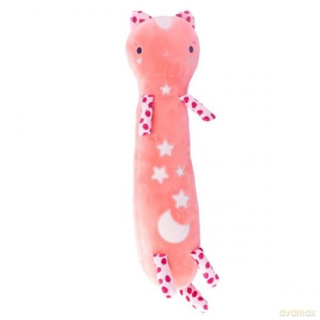 Maskotka Momomi Kot świecący w ciemności ciemnoróżowy 60 cm