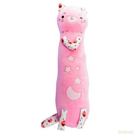 Maskotka Momomi Kot świecący w ciemności jasnoróżowy 60 cm