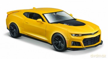 Model kompozytowy Chevrolet Camaro ZL1 2017 żółty 1/24