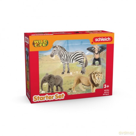 Zestaw 4 figurek Wild Life Zwierzęta Afryki [FIGURKA]