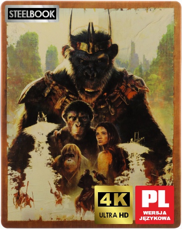 Królestwo Planety Małp (steelbook) [Blu-Ray 4K]+[Blu-Ray]