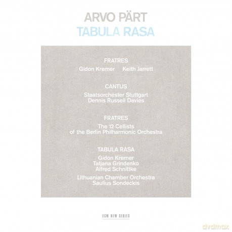 Arvo Part: Tabula Rasa [Winyl]