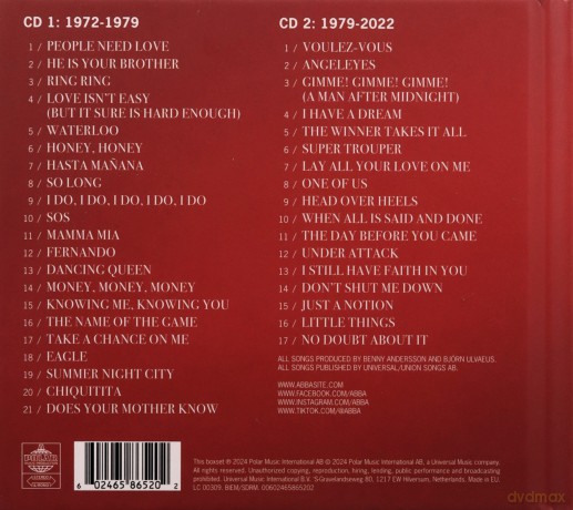 Abba: The Singles - The First Fifty Years [2CD]