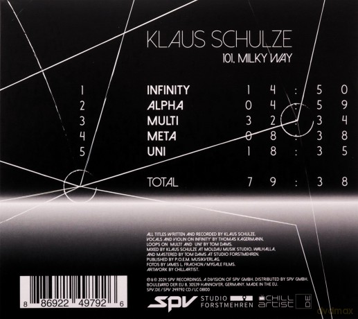 Klaus Schulze: 101 Milky Way (digipack) [CD]
