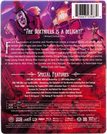 The Boxtrolls (Pudłaki) (steelbook) [Blu-Ray 4K]+[Blu-Ray]