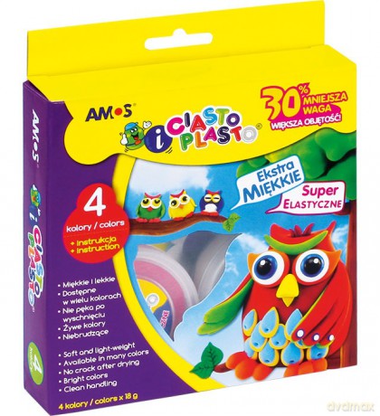 CiastoPlasto AMOS IC18P4 4 kolory